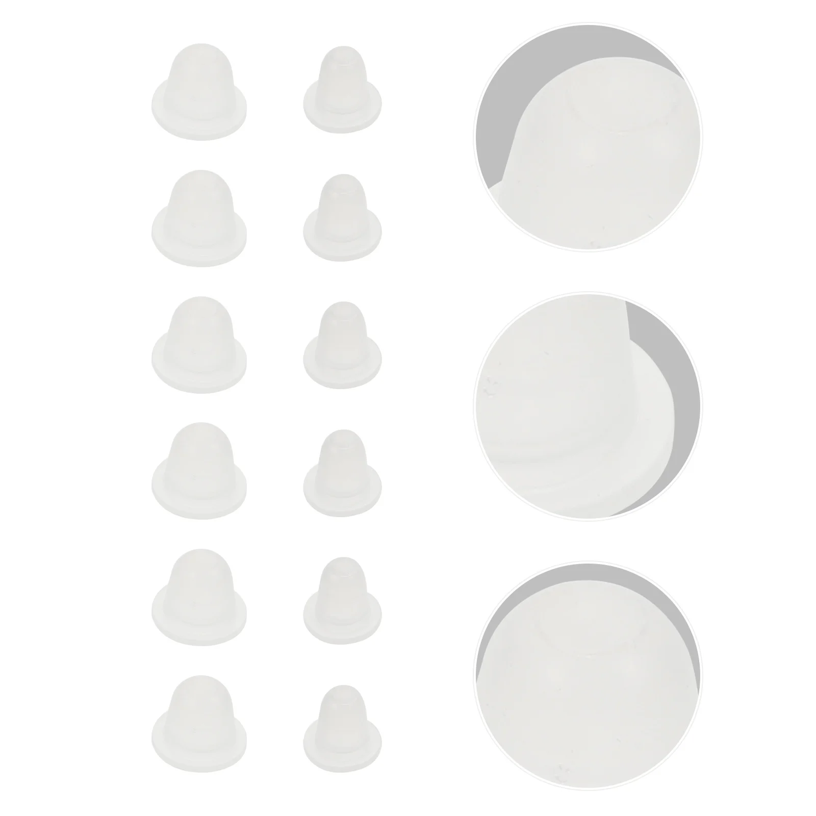 

200Pcs Silicone Tattoos Ink Cups U-Shaped Spill Proof Pigment Holders Disposable Tattooing Supplies Tattoos Cups