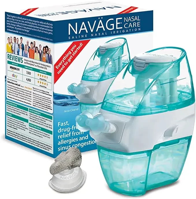 Navage Electrical Nose Cleaner Baby Nasal Mucus Runny Aspirator Sucker Nostril Clean