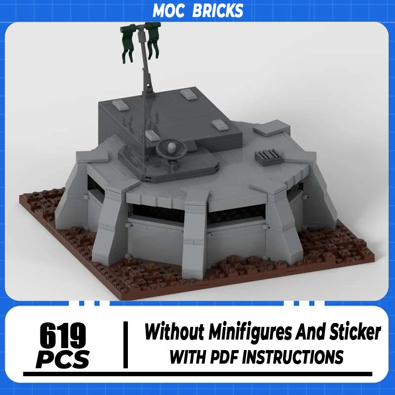 

Популярная звездная модель Moc, строительные блоки, пехотное командование, модель бункеры, технология, модульные подарки, набор для сборки «сделай сам», игрушки