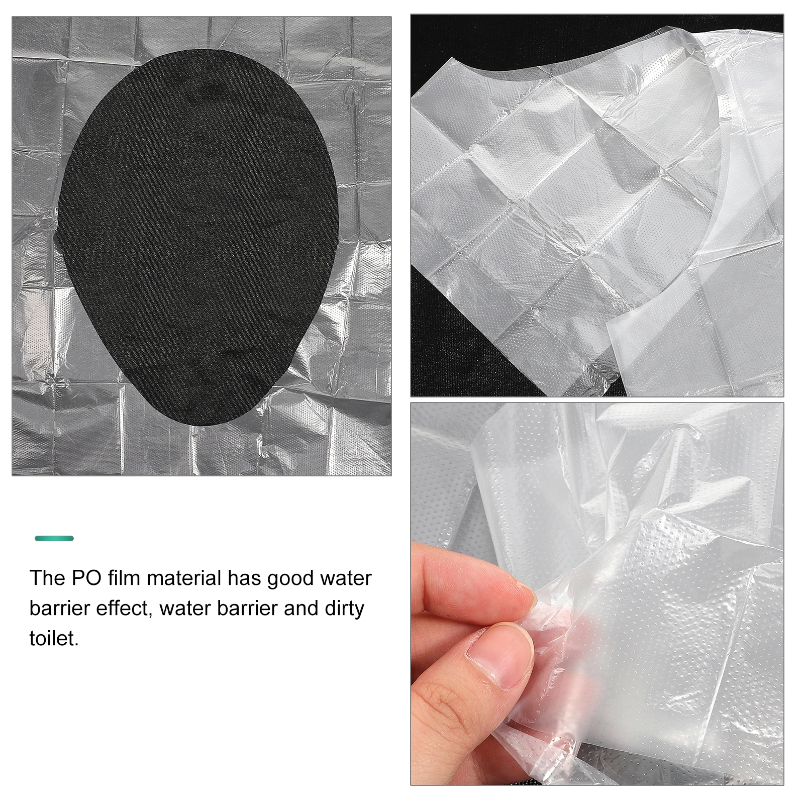 

100pcs Disposable Covers Thick PE Liners Portable for Travel Hotel Use Strong Tear Resistant Sanitary Seat Cushion Mat