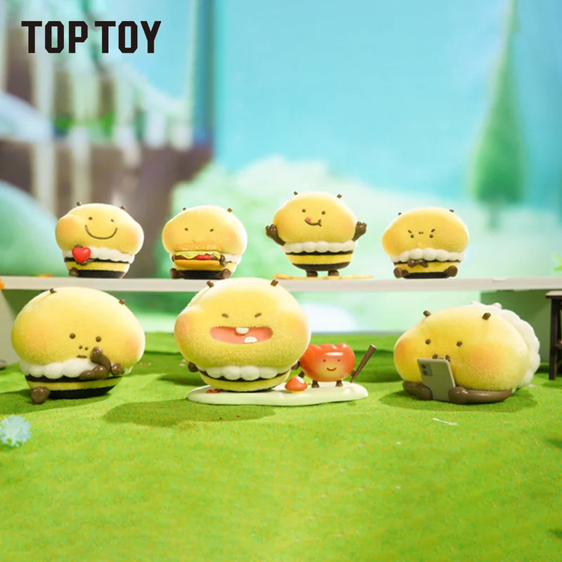 Toptoy ليتل بي عسل سلسلة صندوق أعمى غامض سطح المكتب سيارة الديكور هدية عيد ميلاد للفتيات ألعاب لطيف وعصرية