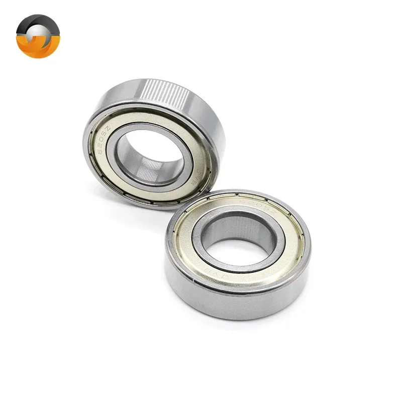 2Pcs 6205ZZ 25x52x15 mm Bearing ABEC-7 Metal Sealing Bearings 6205 6205Z Chrome Steel Bearings