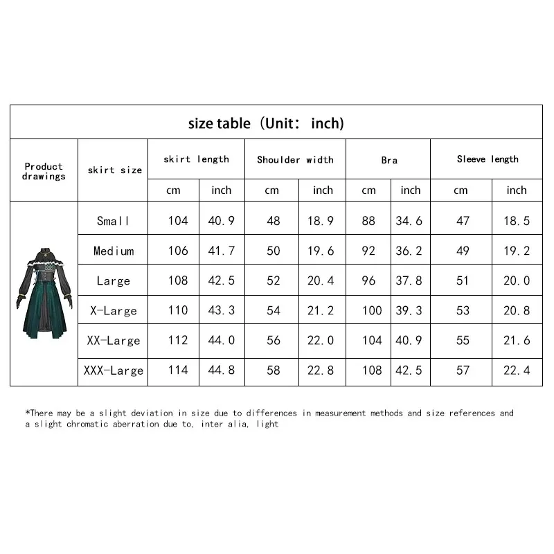 

Anime Game Project Sekai PJSK Kusanagi Nene Otori Emu Tenma Saki Cosplay Suit Green Dress Halloween Costume w;3'f,6;t.8'