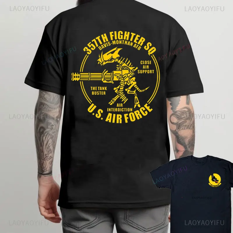 New USAF Davis Air Force Base A-10 Warthog 357th Fighter Squadron T-Shirt Premium Cotton Short Sleeve O-Neck Mens Women T Shirt