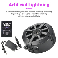 AC110V 220V Music Tesla Coil Bluetooth Music Box Artificial Lightning Touchable Audio Input Bluetooth Science Experiments