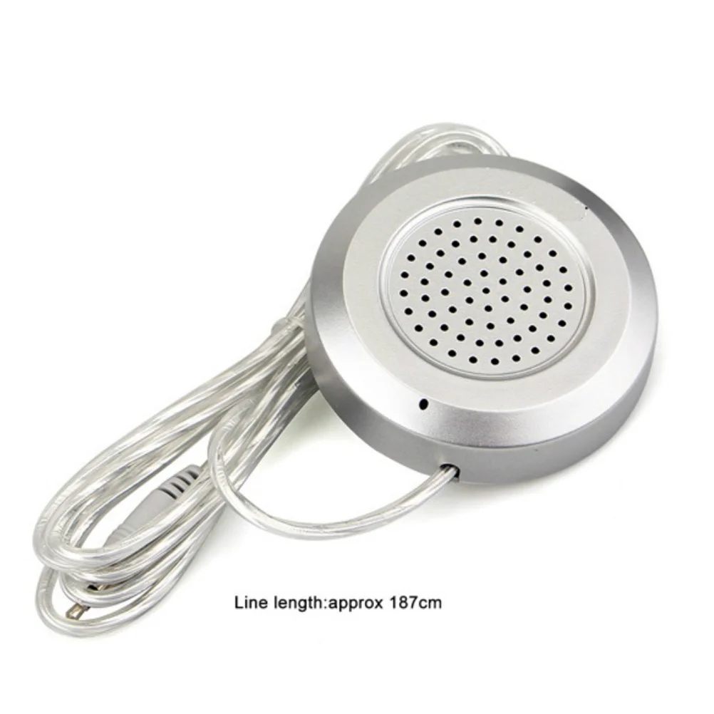 Dual-Way Intercom System Adjustable Volume Noise-Free Bank Counter Window Speaker Station Use Eu Plug Compatible