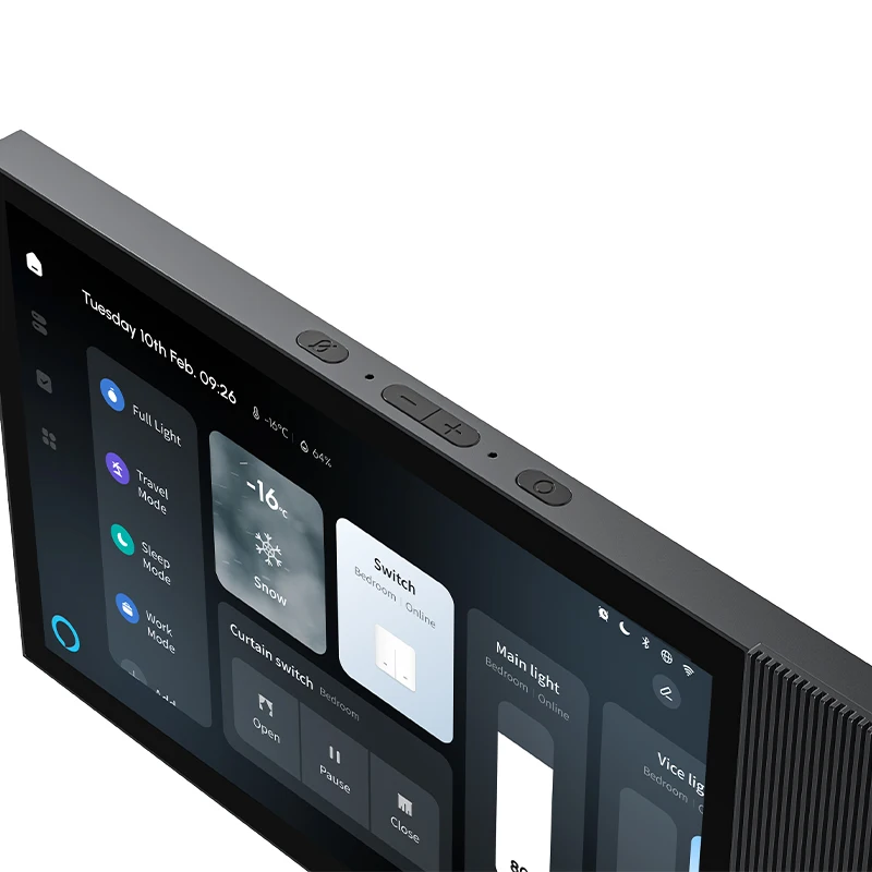 TUYA Smart Home Control Panel Audio in Wall Amplifier Multifunction Bluetooth ZIGBEE Gateway Android11 Sound System 5G IR Alexa
