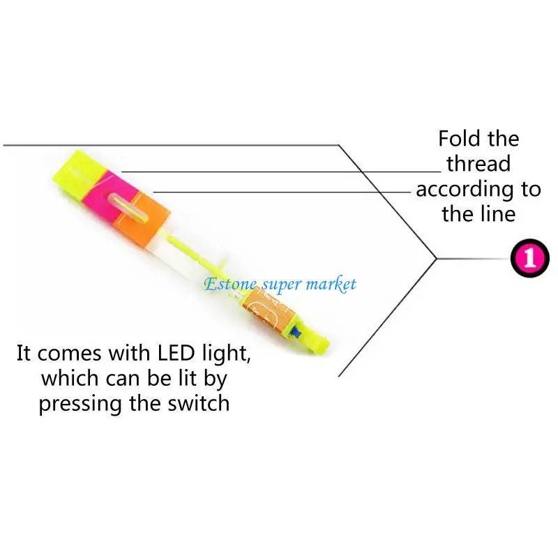 090B صاروخ مقلاع تحلق المروحيات مع أضواء LED لعبة الصيف في الهواء الطلق مع لArr