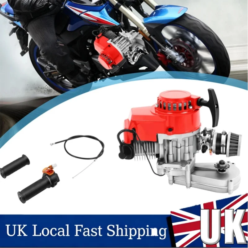 AliExpress NONE 49cc 2 Stroke Engine Motor Air Cooling Pull Start with Carburetor Air Filter Gear Box For ATV Scooter DIY Engine Quad Motorized Bicycle Dirt for Mini Pocket Quad Dirt Bike