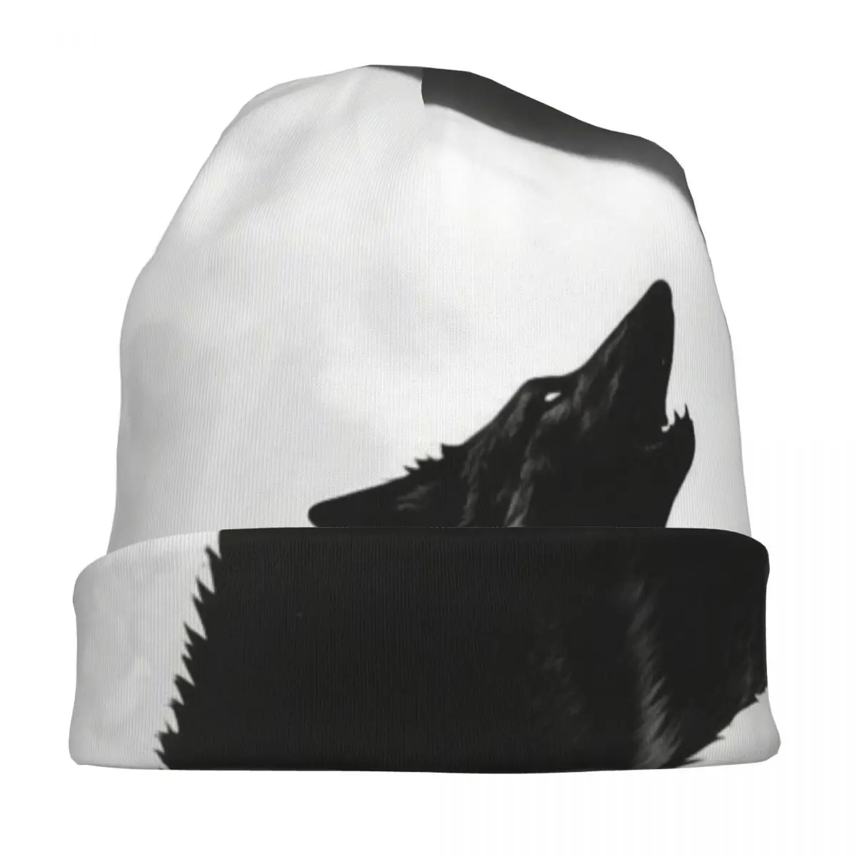 Animal Wolf Men Women Adult Beanies Caps Knitted Bonnet Hat Warm Hip Hop Autumn Winter Outdoor Skullies Hats view 4