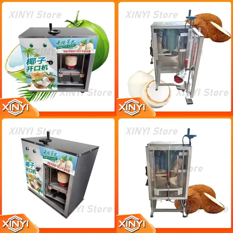 for Semi Automatic Coconut Knife Cutting Machine Coconut Top Opening Machine New Arrival