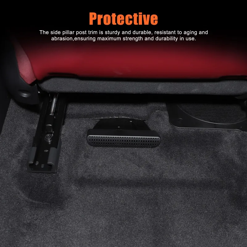 2 قطعة ABS تحت مقعد تنفيس الهواء قناع غطاء الكسوة ملصق ل 2025 BMW X3 G45 اكسسوارات السيارات الداخلية #3