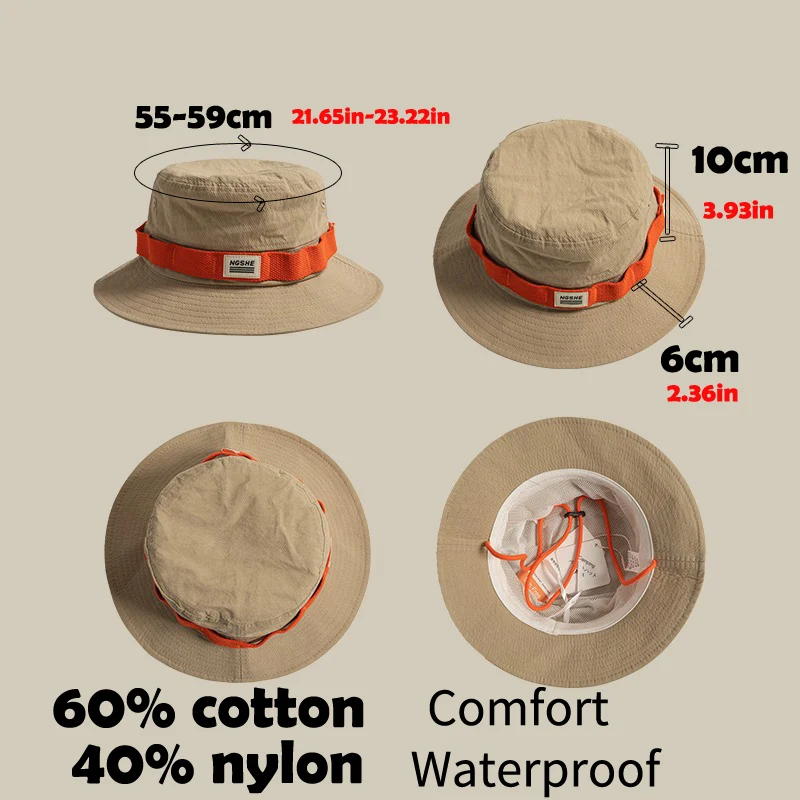 Japanese Hiking  Bucket  Hat for Women Men Fisherman Hat  Summer  Vacation Visor upf 50 Sun UV Protection Hat Chapeau Femme