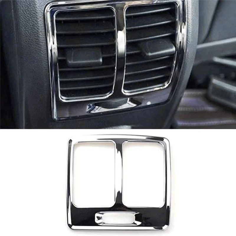 بقوة سيارة الخلفي منفذ الهواء الإطار الزخرفية الخلفي تكييف الهواء تنفيس الغطاء الواقي لفورد إسكيب كوغا 2013-2017