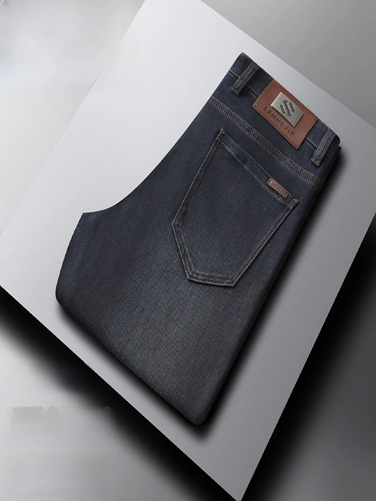 

Busin Casual Men's Straight Leg Jeans Autumn Winter New Sle Lightweight Luxury TUCANO Woodpeer Brand Slim Fit Jeans