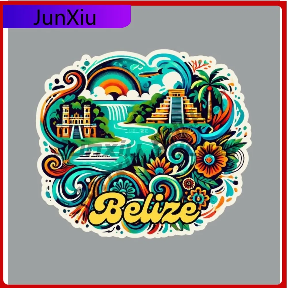 

Belize Travel Sticker Motorcycle Stickers Decals Zx6r Fridge Or Laptop Kayak Suv Hood Decal For Car Camping Sticker Suv Accesso