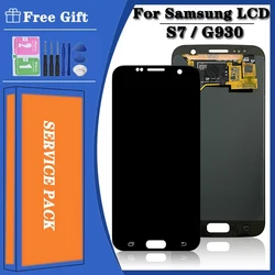 Burn Shadow For Samsung S7 G930 LCD Display Touch Screen With Frame Digitizer Assembly For Samsung G930 G930F LCD Screen