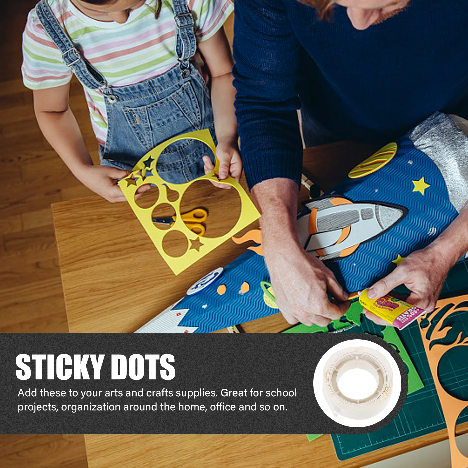 

15 Rolls Transparent Double Sided Glue Points Round Dot Stickers for Balloons Poster Photos Wedding Party Decoration Adhesive