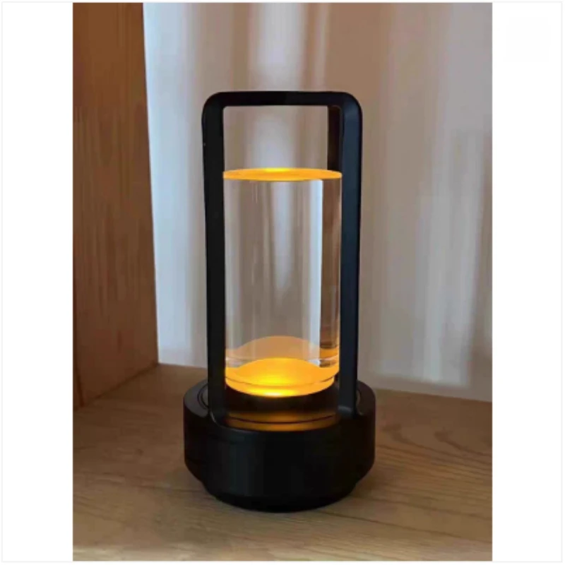 

Ambientec Modern Design Charging Table Lamp with Removable USB Touch Bar Battery Included for Home Decor