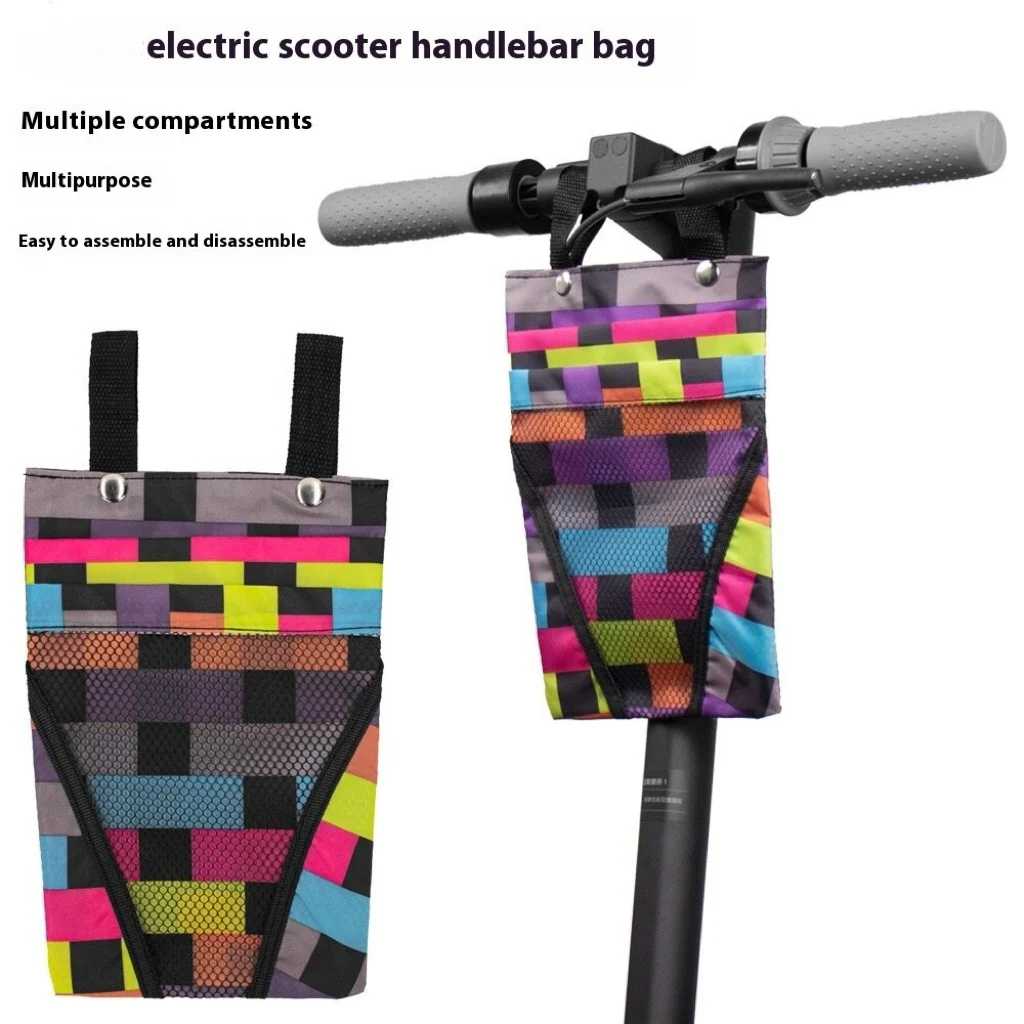 

Universal Waterproof Motorcycle Scooter Handlebar Storage Bag - Large Capacity Detachable Organizer with Anti-Theft Zipper