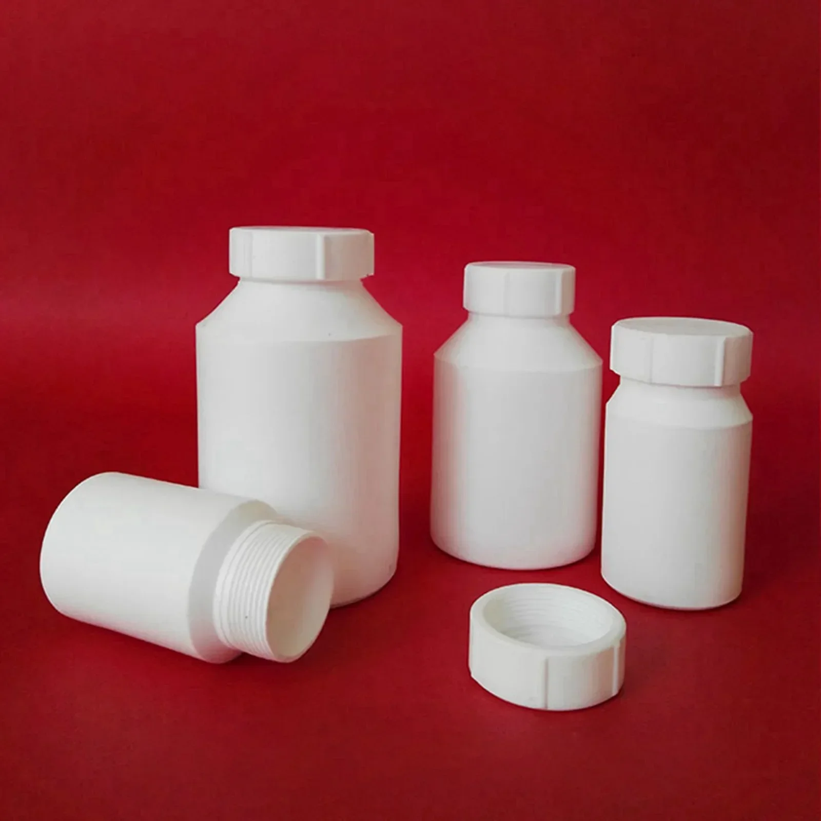 

50ml/100ml/150ml/250/500ml PTFE Wide Mouth Reagent Bottle Acid And Alkali Resist