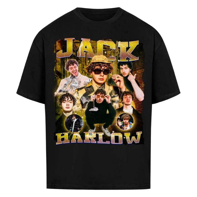 

JACK HARLOWT-Shirt Official Website Graphic Men's and Women's Casual Sports T-Shirt Harajuku Pro Choice Tiki Cudi Graphic T