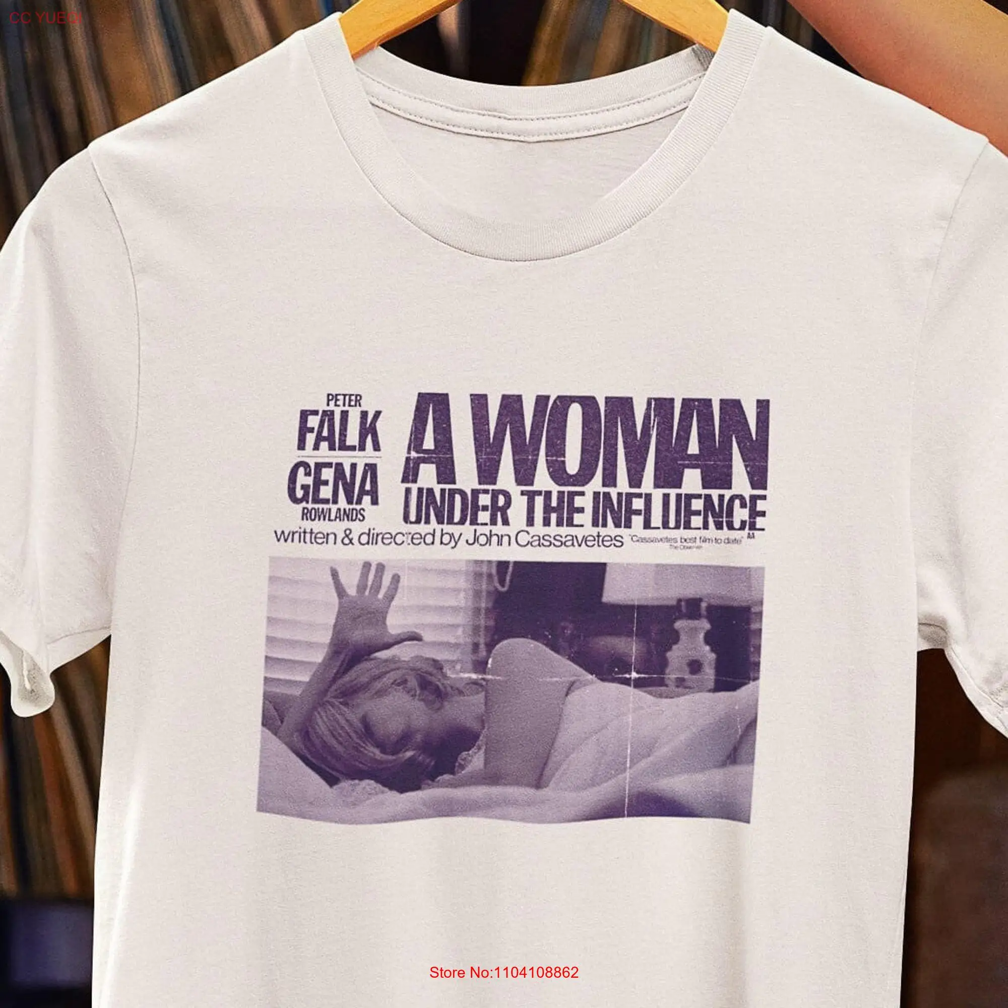 John Cassavetes Tribute shirt A Woman Under the Influence Film tee Unique Cinematic Apparel Perfect for Movie Buffs