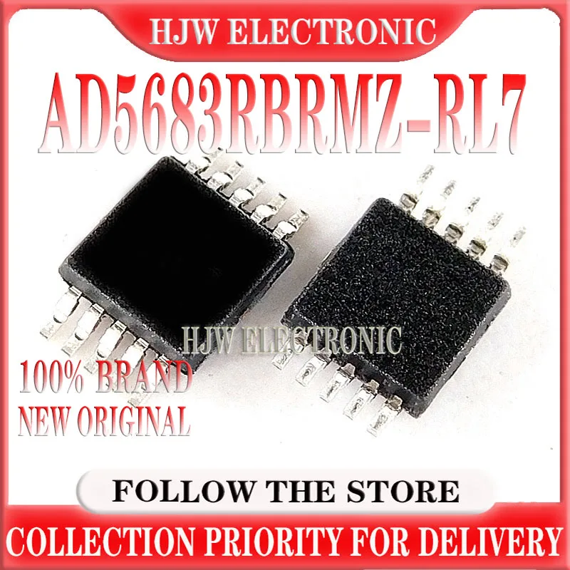 

10pcs/Lot AD5683RBRMZ-RL7 MSOP-10 AD5683RBRMZ DHZ Digital to Analog Converters - DAC 16-bit SPI nanoDAC+ with on-chip 1.25V/2