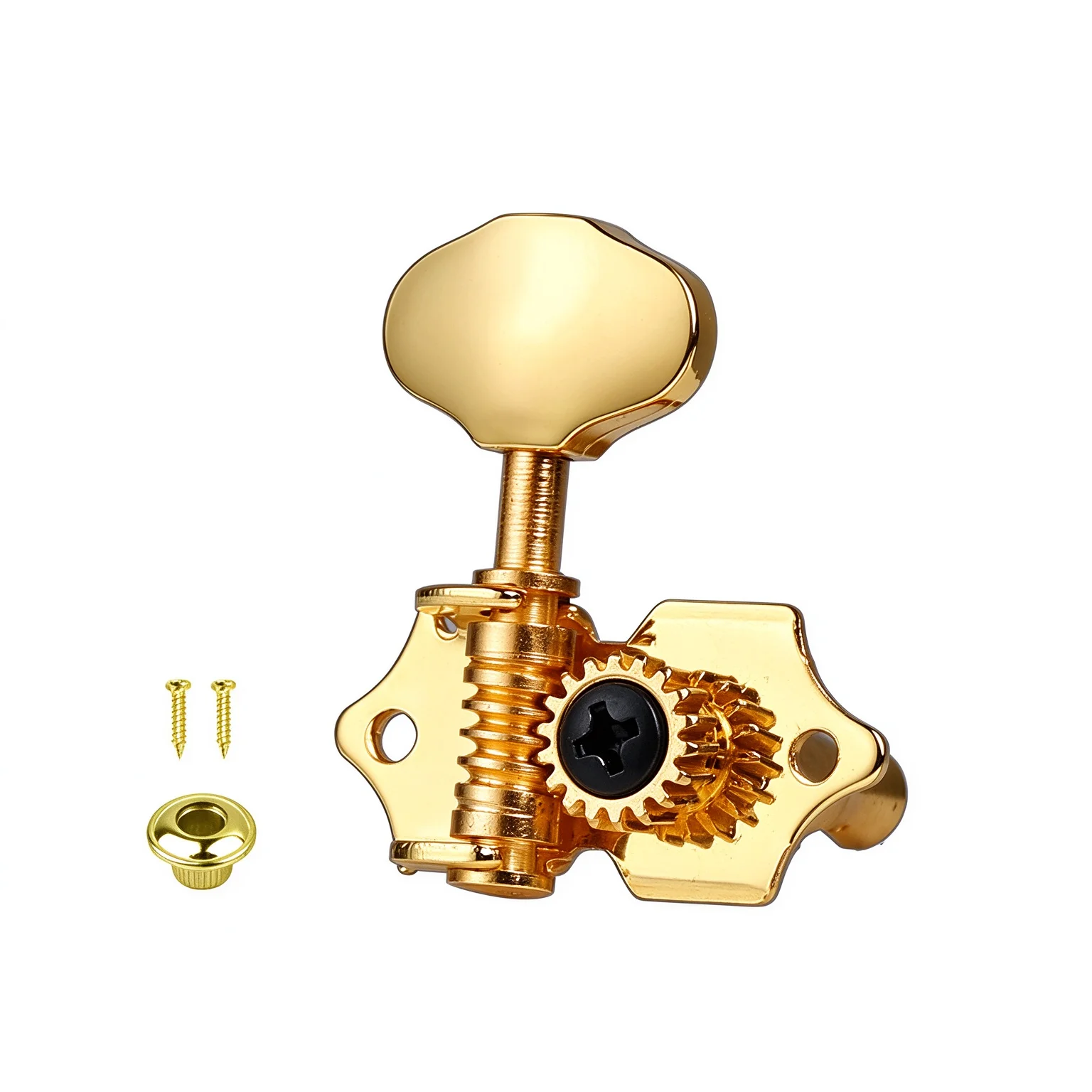 1Pcs Folk Guitar Tuning Peg String Knob Sliver Gold Universal Chord Axis Acoustic Guitar Open Type Tuning Accessories
