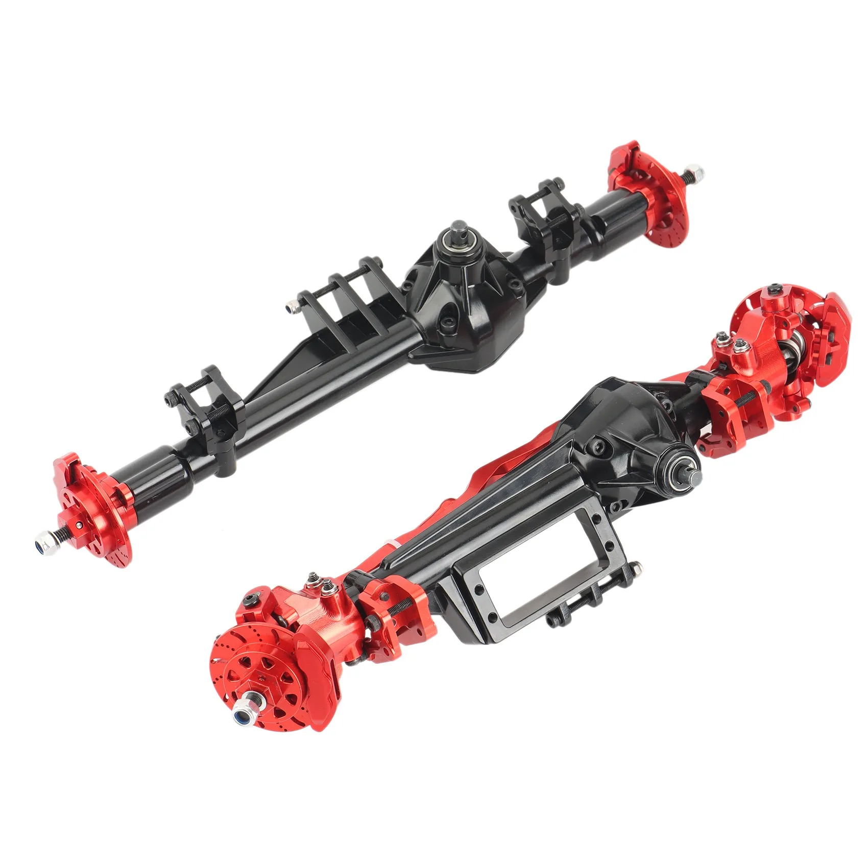 

Metal Complete Front & Rear Axle for Axial RBX10 Ryft 1/10 RC Cralwer Car Upgrade Parts Accessories,2