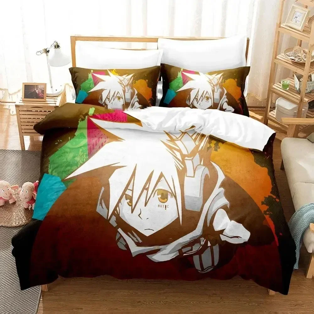 

3D Print Neku Sakuraba World Ends Bedding Set Duvet Cover Bed Set Quilt Cover Pillowcase Comforter king Queen Size Boys Adult