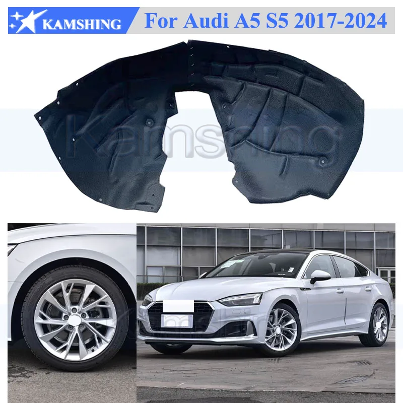 Kamshing Front Fender Lined Mudguard For Audi A5 S5 2017-2024 Fender Lining Inner Fender