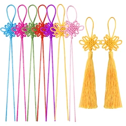 10PC Mini Chinese Knots Tassels Pendant Accessories Home Textile Curtain Clothing Tassel Handicraft Rope DIY Decorative Material