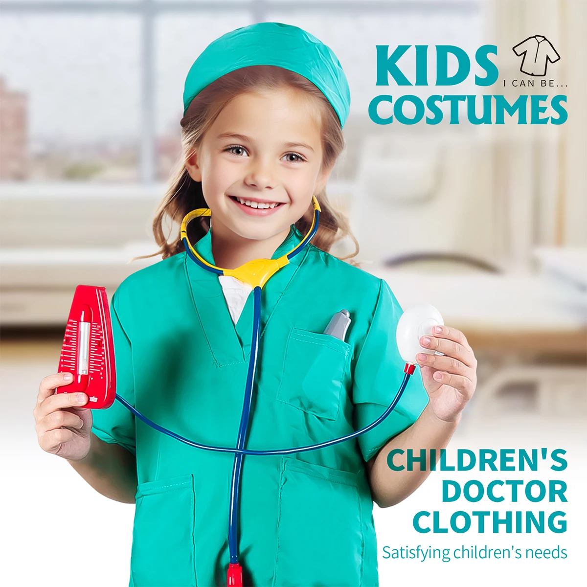 子供用医者ごっこ遊びスーツ、外科用医療器具、家庭用シミュレーション医者おもちゃの完全セット