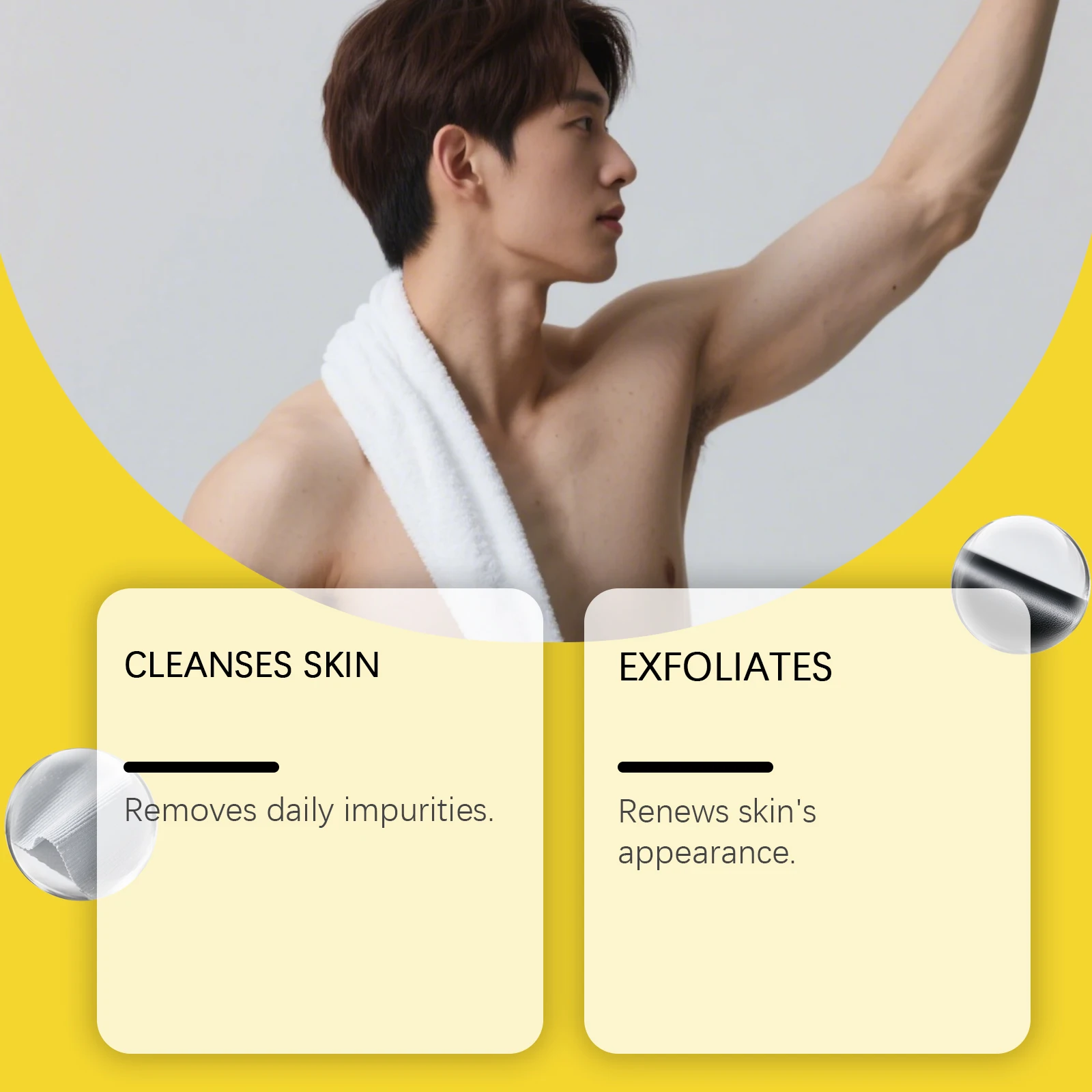 Lemongrass Lemon Bath Sponge Skin Cleansing Reusable Lather Enhancing Dead Skin Removing Body Cleanser Durable Comfortable Soft