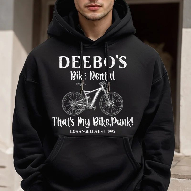  hoodies y2k Hoodies Deebo Bike Rental Thats My Sweatshirts Autumn Newest Lose long Sleeve O-Neck Mans Hoodies Lose