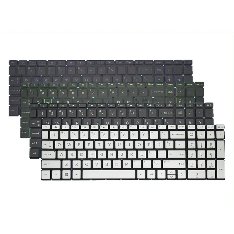 Original US/RU Russian Laptop Keyboard For HP Pavilion 15-DA 15-DB 15-EC 15-CS  15-DF 15-CR 17-BY 15-DX 15-DW TPN-C135 TPN-C136