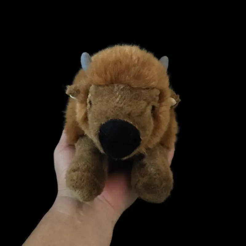 L23cm واقعية لطيف الطفل الجاموس ألعاب من نسيج مخملي طفل الياك دمية أطفال فتاة هدية عيد ميلاد #2