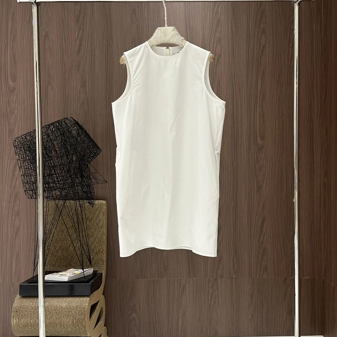 

2024 Women's Clothing Fashion simple sleeveless dress New No.21