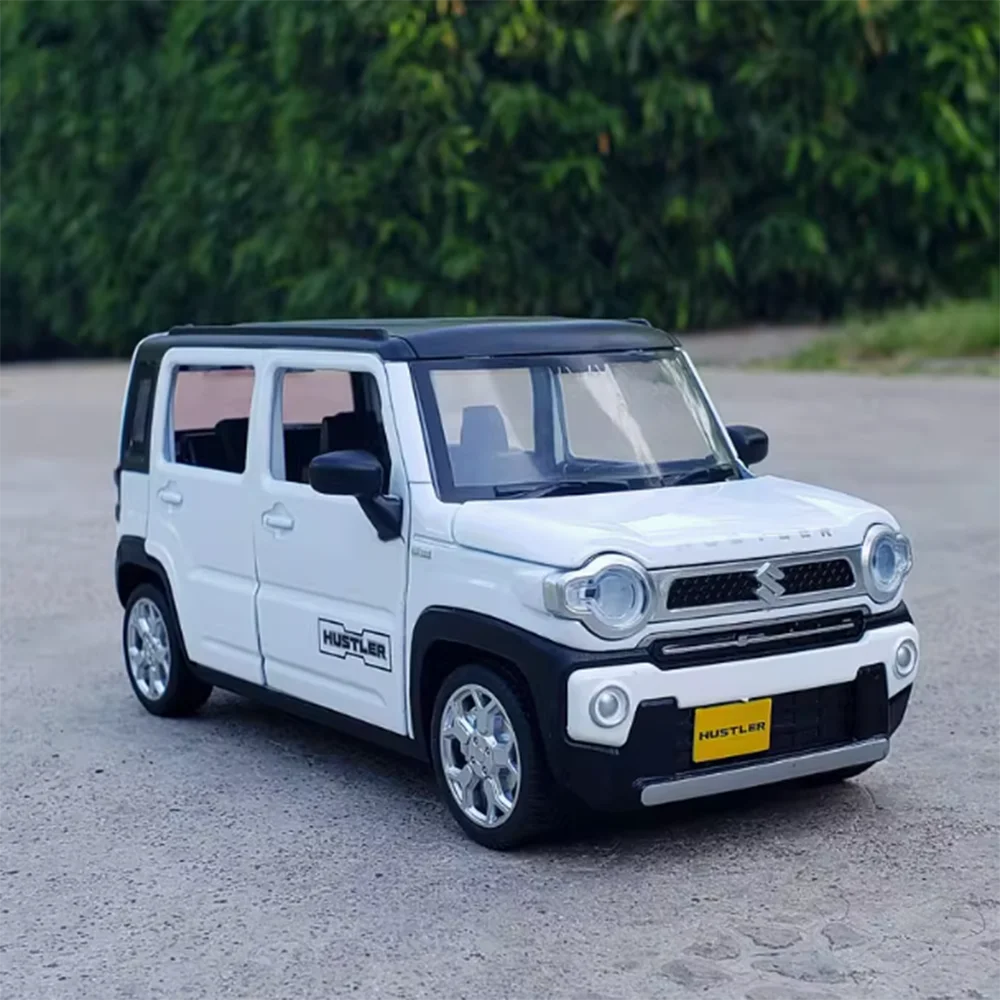 Hustler-modelos de Metal a escala 2022, coches de juguete fundido a presión, rueda extraíble, neumáticos de goma para vehículos, juguetes para coches para niños, regalos de Festival