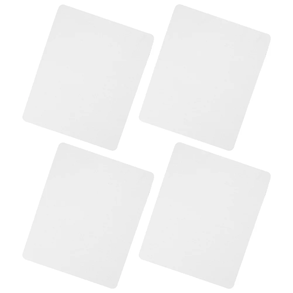 4 Pcs Sublimation Mouse Pad Desktop Non-slip Blank Articles Rubber Blanks Modern for Gaming