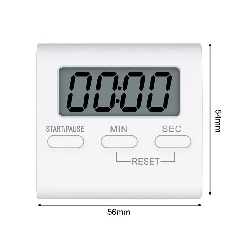 Digital Kitchen Timer Cooking Timer LCD Digital Manual Countdown Timer Mechanical Digital Kitchen Timer Magnetic Kitchen Gadget