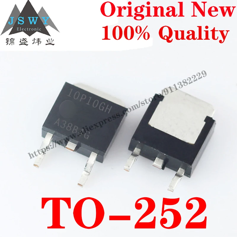 

10~100PCS AP10P10GH-HF TO-252 Discrete Semiconductor Transistor MOSFET IC Chip the for module arduino nano Free Shipping 10P10GH