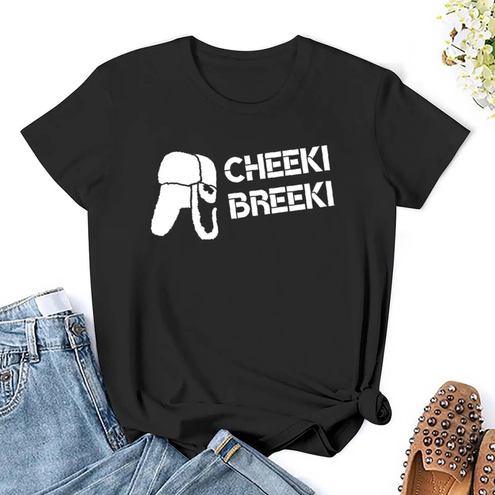 Crewneck Cheeki Breeki Classic For Sale T-shirt  Campaign T-shirts Top Quality Graphic Travel