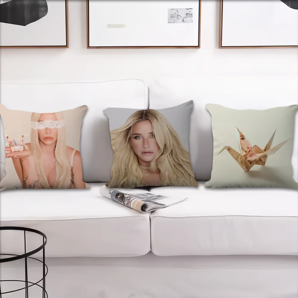 cushion cover Soft Singer K-Kesha Comfortable For Sofa ORIGAM Living Room Home Office Decor Pillow Case Protective Covers