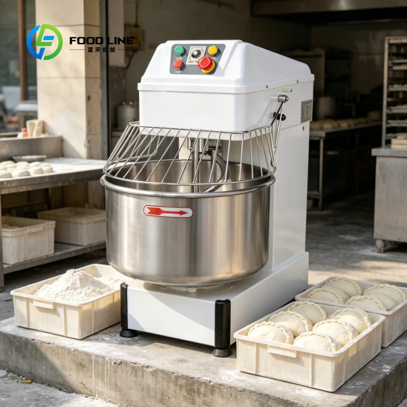 Customized Dough Kneader Heavy Duty Two-Speed Bread Mixer for Bakery and Pizza Processing Plant Bulk Production Dough Mixer