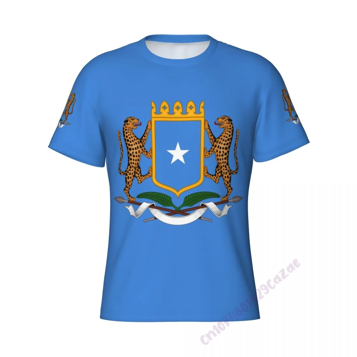 Somalia Flag 3D T-shirt Men Running Sport Skinny Short Tee Shirt Male Gym Fitness Bodybuilding Workout Tops Clothing