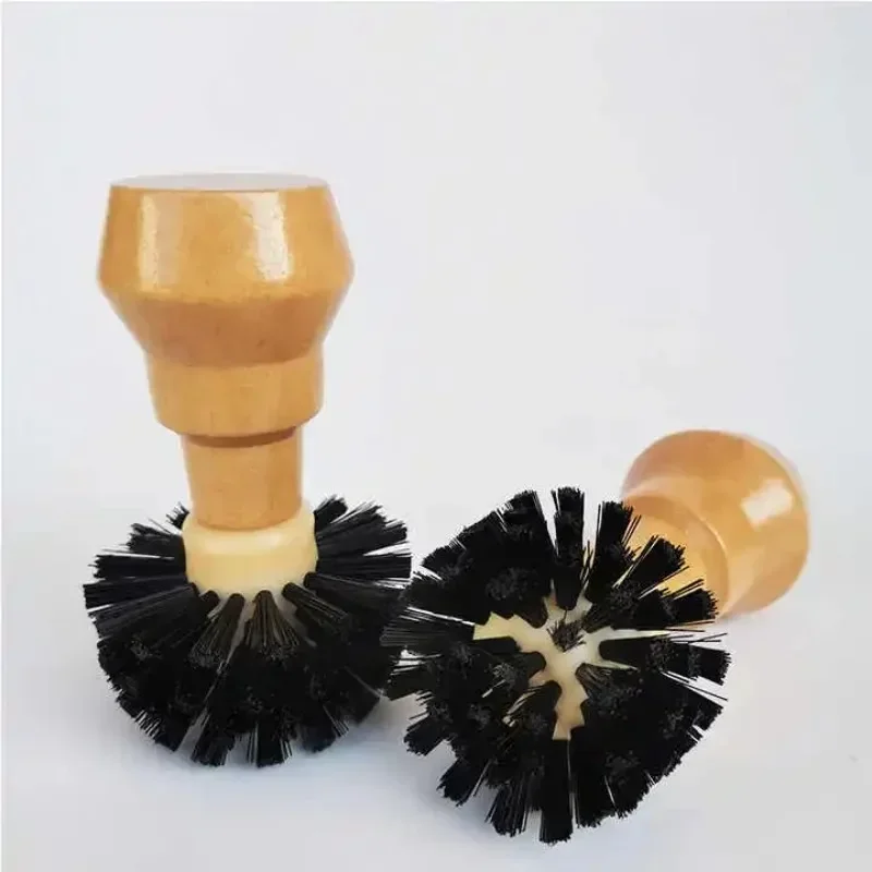 Protable Coffee Tamper Cleaning Brush Espresso Grinder Machine Hair Wood Dusting Cleaners 51/54/58mm Barista Kitchen Tools