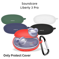 Compatible with Anker-Soundcore Liberty 3 Pro Washable Protect Cover Lightweight Case Impact-resistant Waterproof Sleeve X6HB