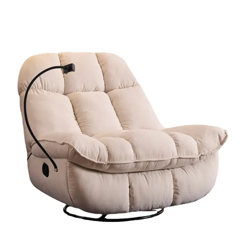 

ZC Electric Lazy Sofa Rotatable Single Recliner Puff Multifunctional Rocking Chair